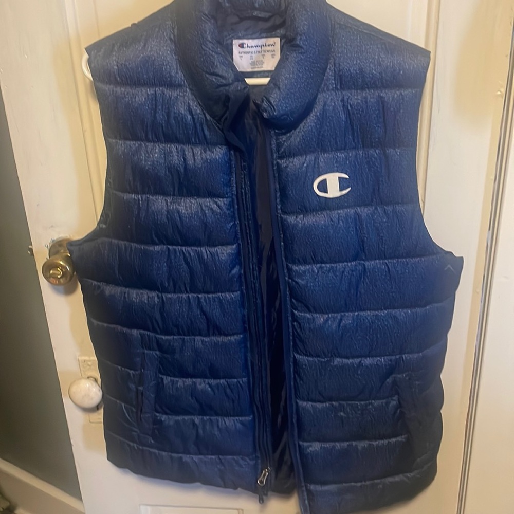 Blue champion vest